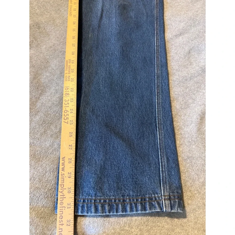 2 Duluth Trading Co Ballroom Jeans Mens 34x32 Blue Denim Straight Leg Work Pants